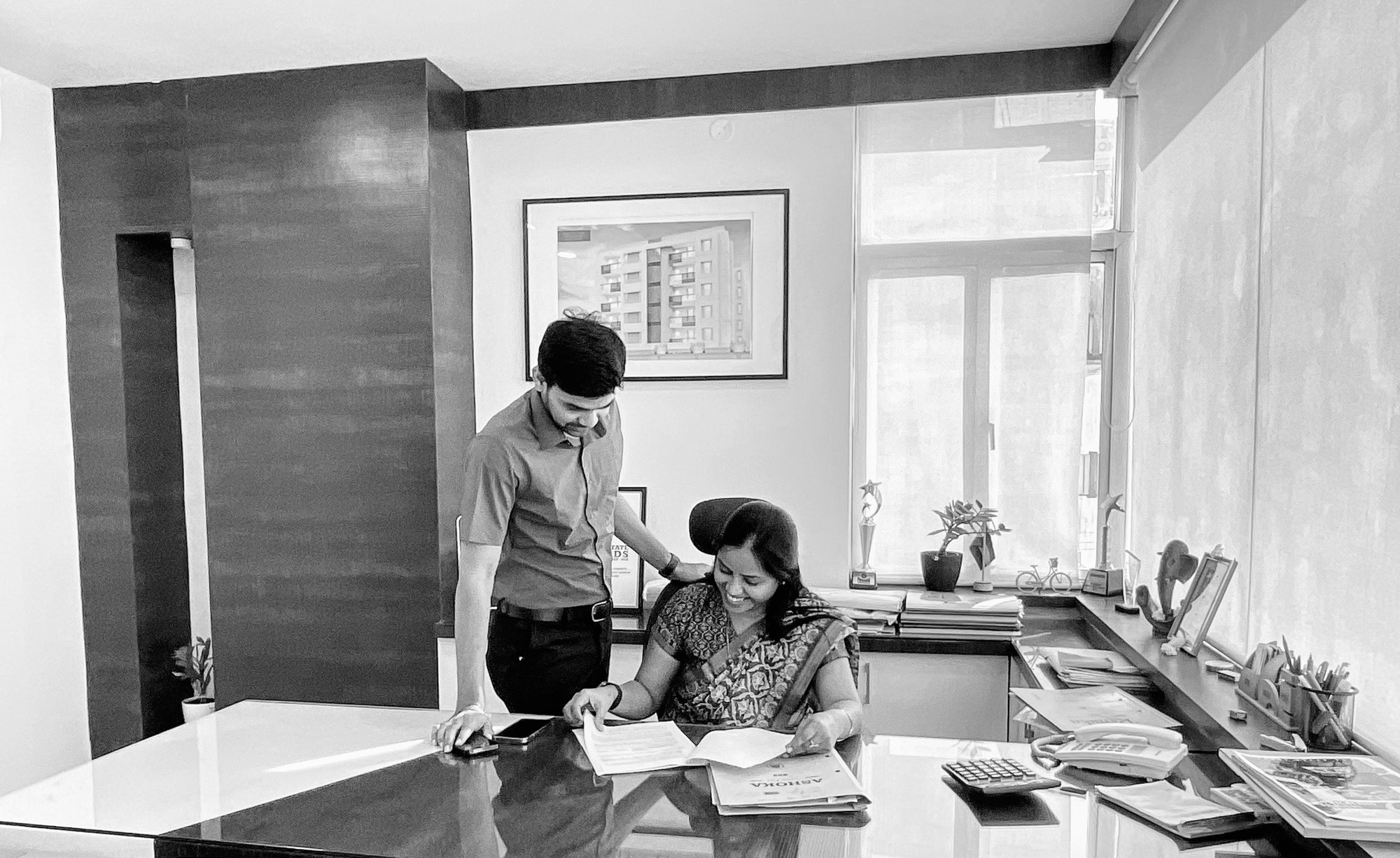 The Karni Estates team at work, Hyderabad